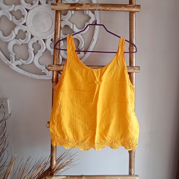 💚 Orange Broderie Anglaise Top - Picture 5 of 14